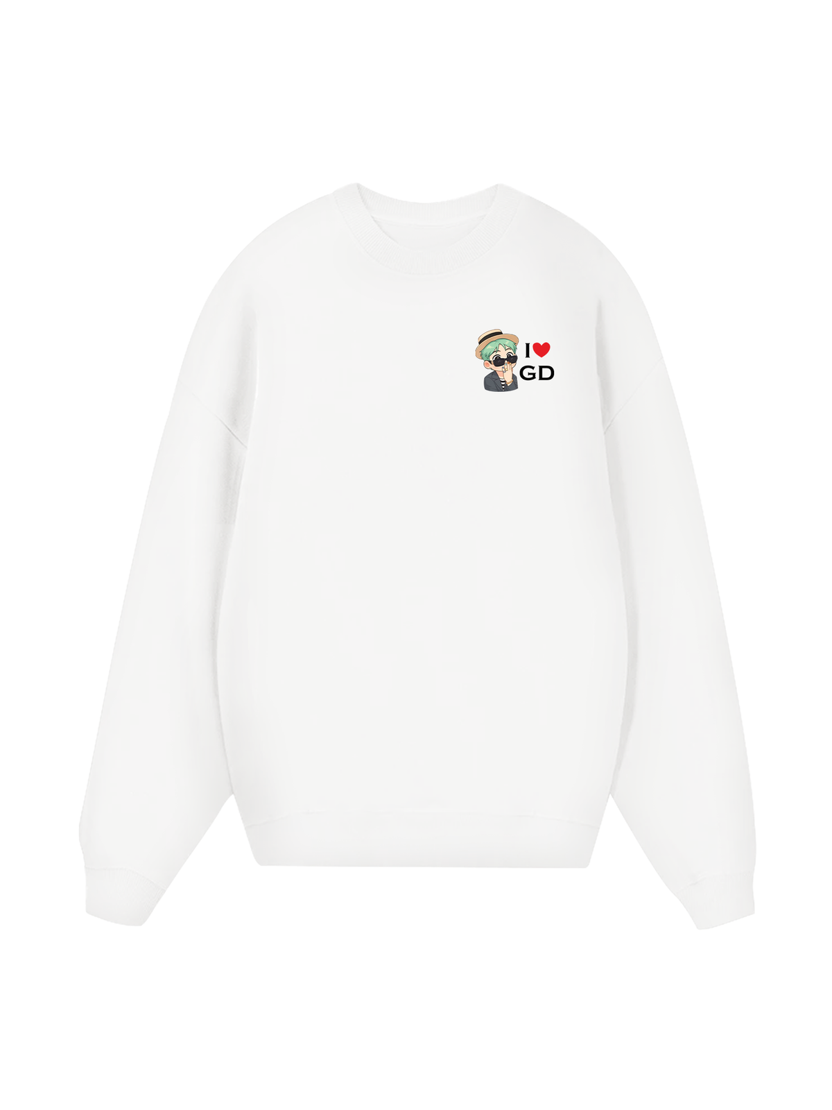 Idol G Dragon Chibi I Love GD Sweater