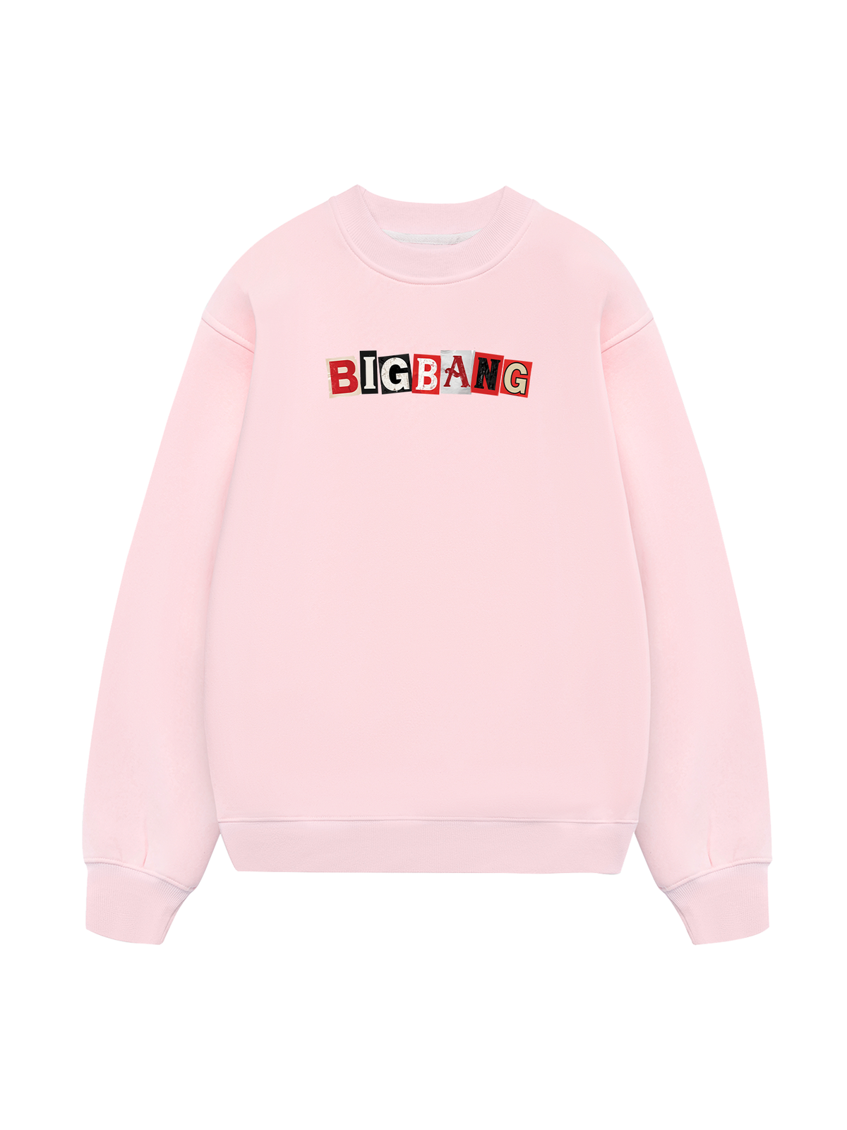 Idol Big Bang Futuristic Chrome Graphic Sweater