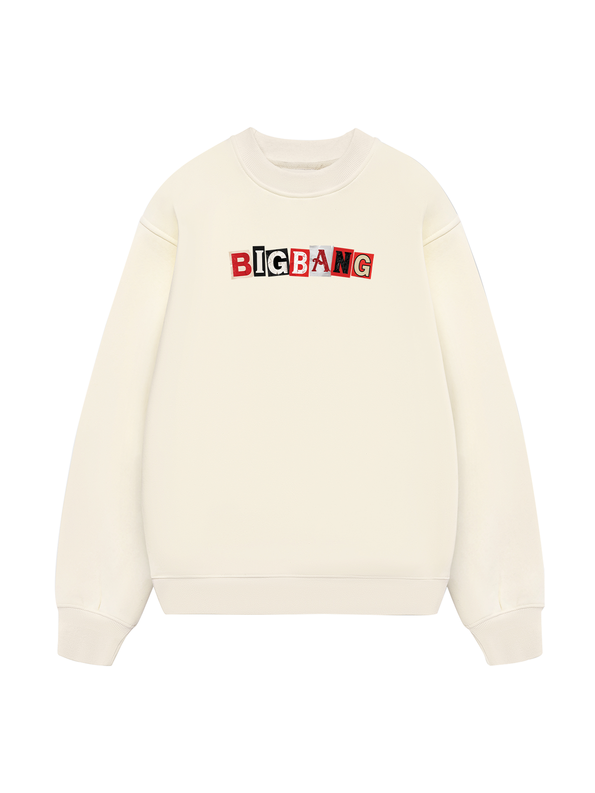 Idol Big Bang Futuristic Chrome Graphic Sweater
