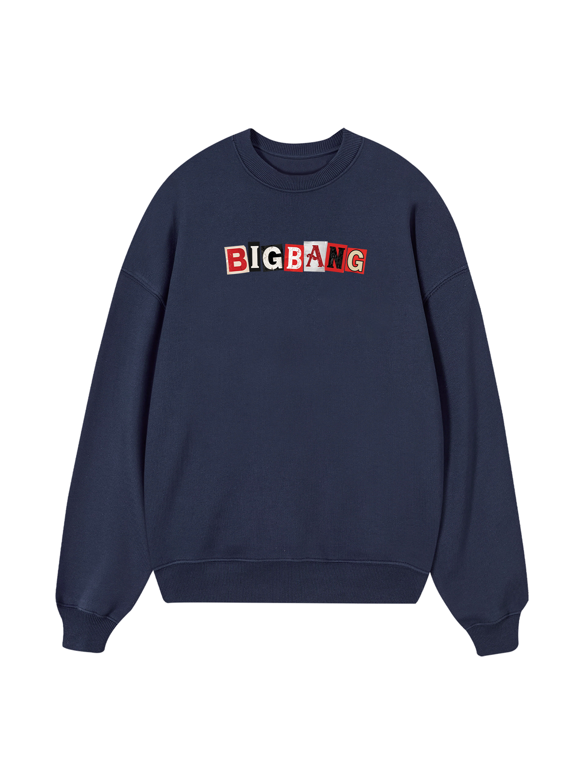 Idol Big Bang Futuristic Chrome Graphic Sweater