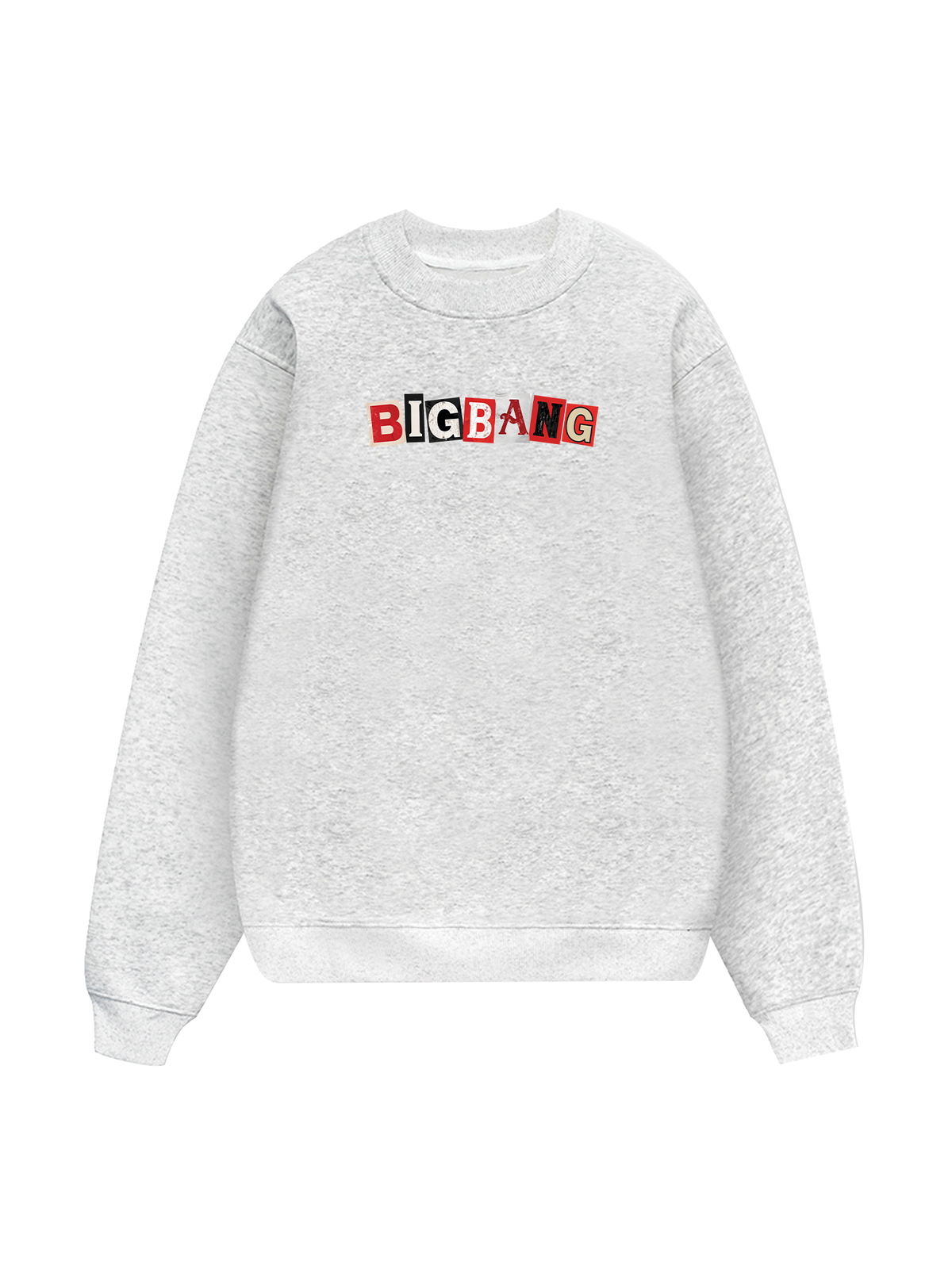 Idol Big Bang Futuristic Chrome Graphic Sweater