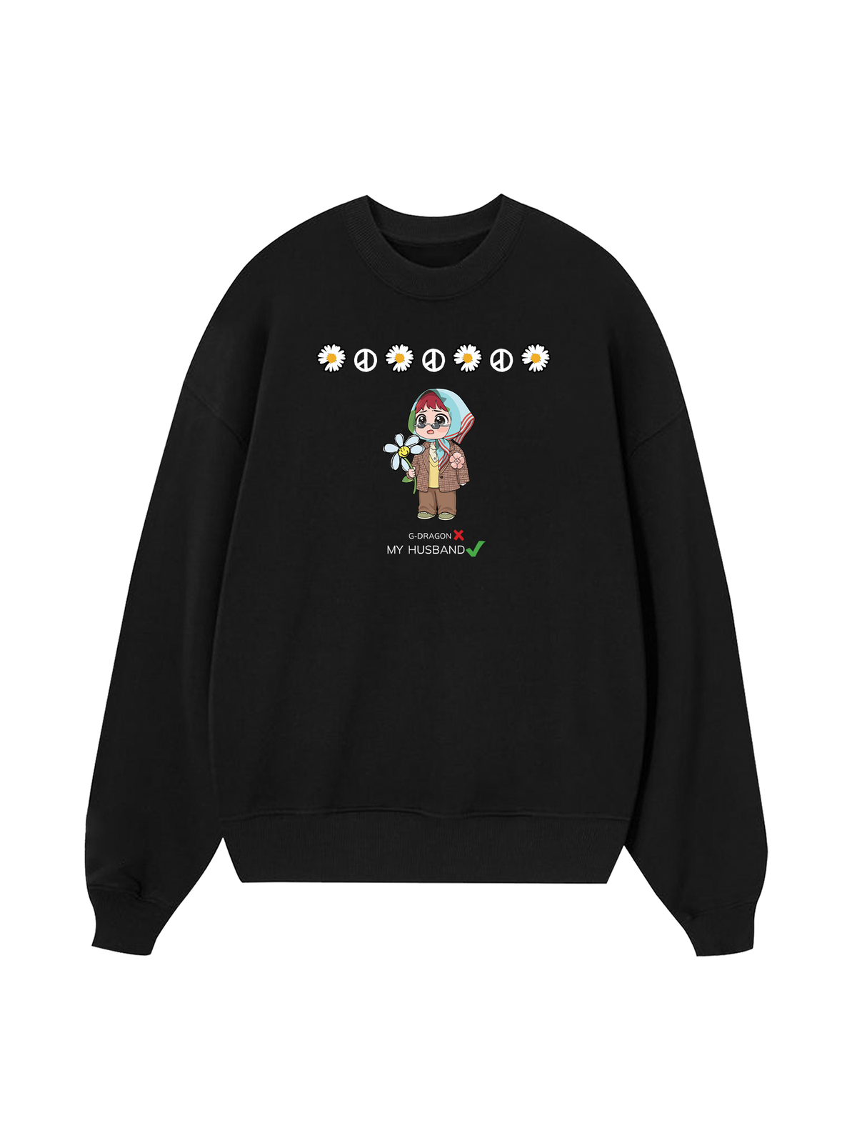 Idol G-Dragon My Husband Chibi Art Sweater