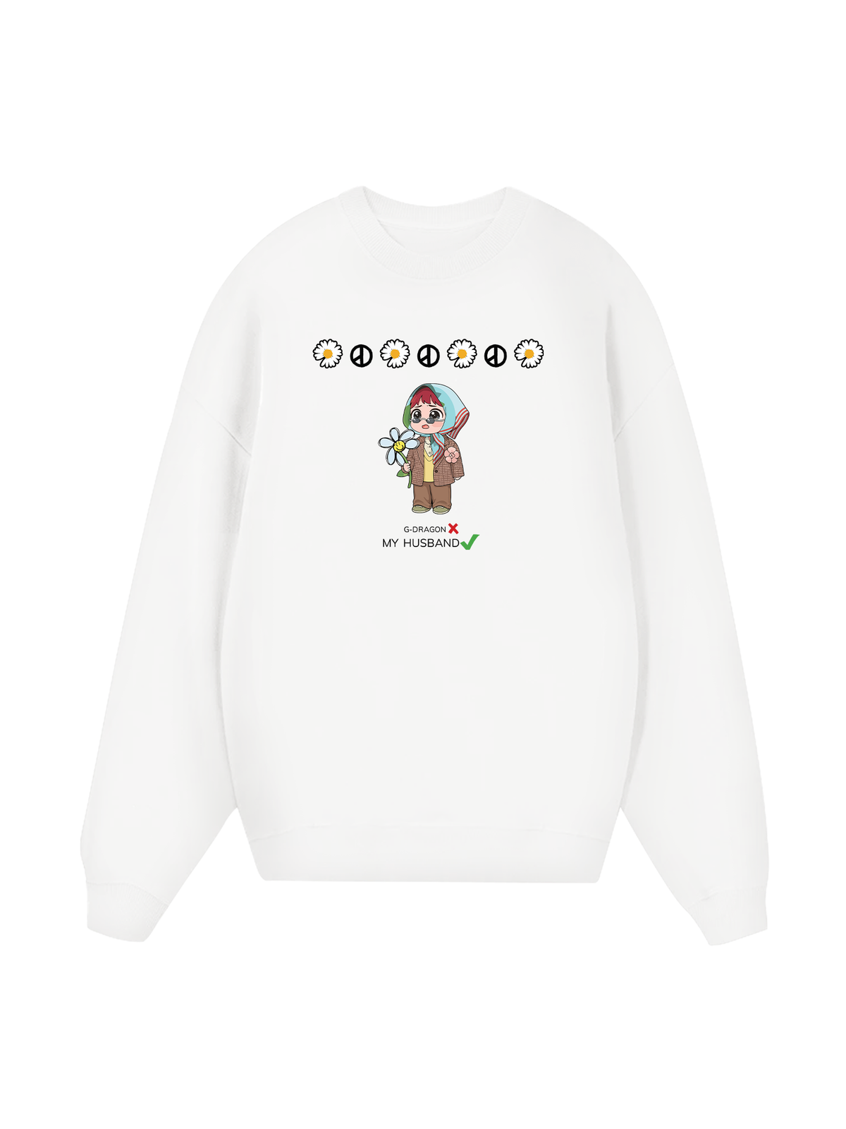 Idol G-Dragon My Husband Chibi Art Sweater