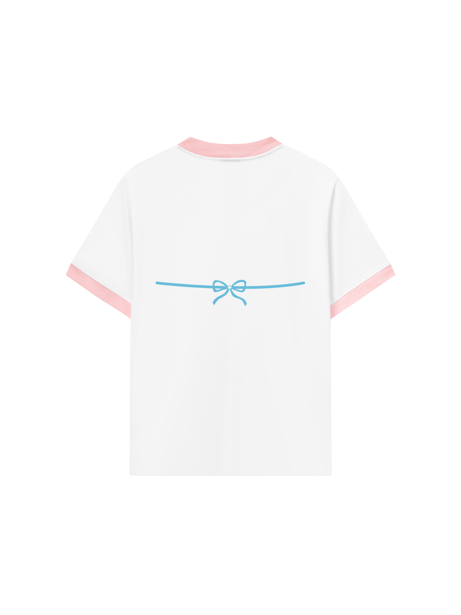 Áo Thun Ringer Relaxed Fit Tropical Summer Ribbon