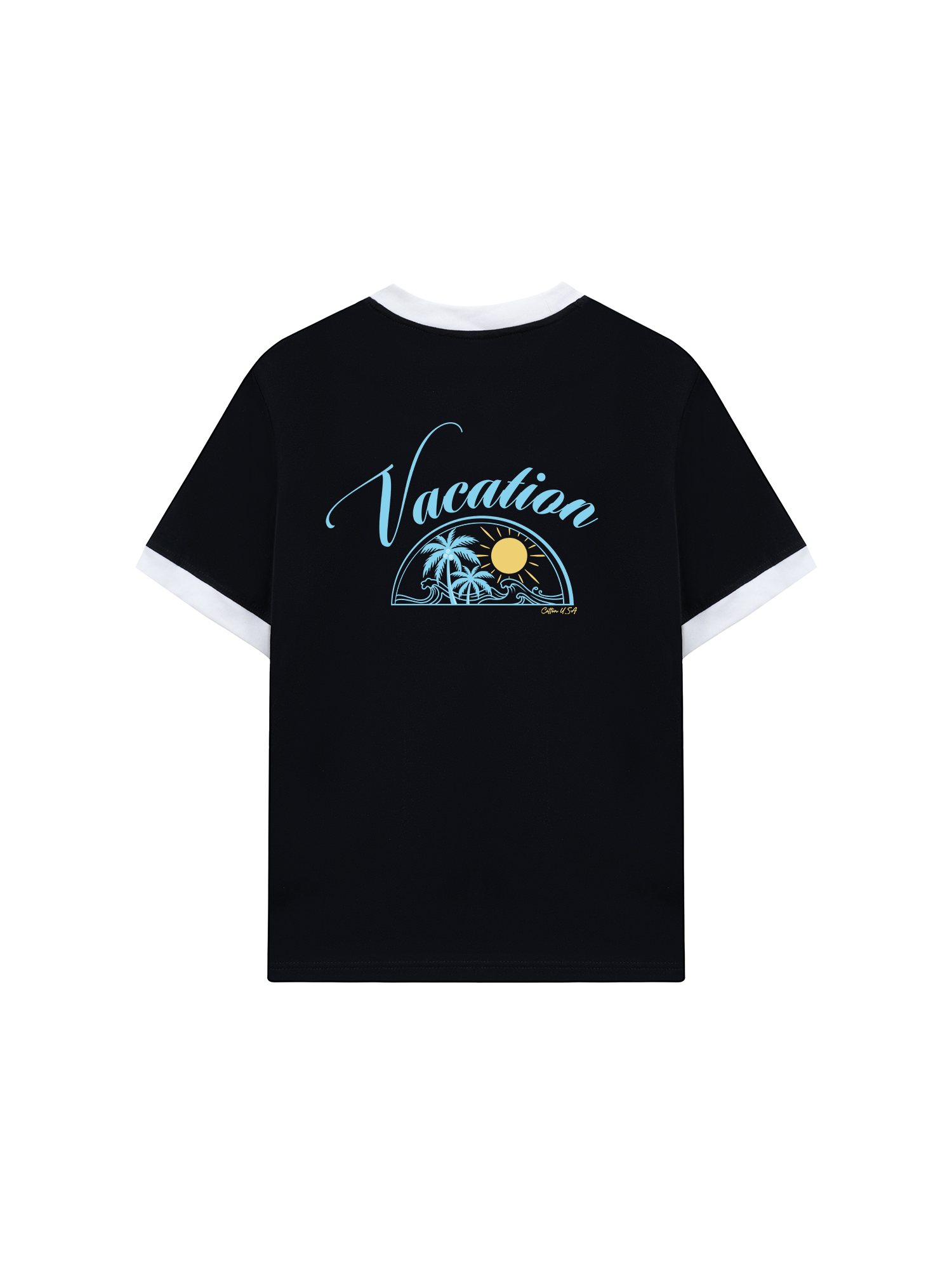 Áo Thun Ringer Relaxed Fit Tropical Vacation