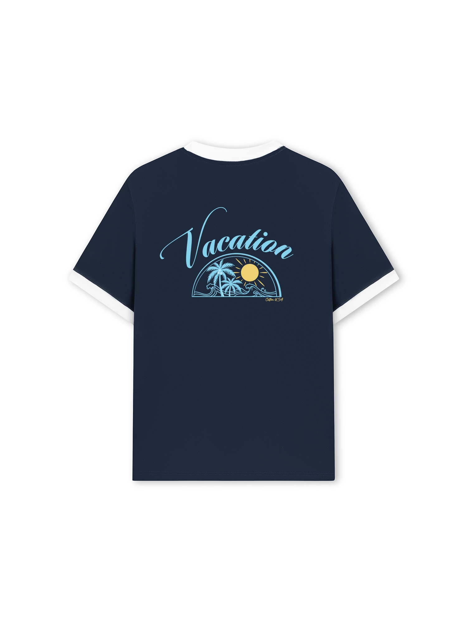Áo Thun Ringer Relaxed Fit Tropical Vacation