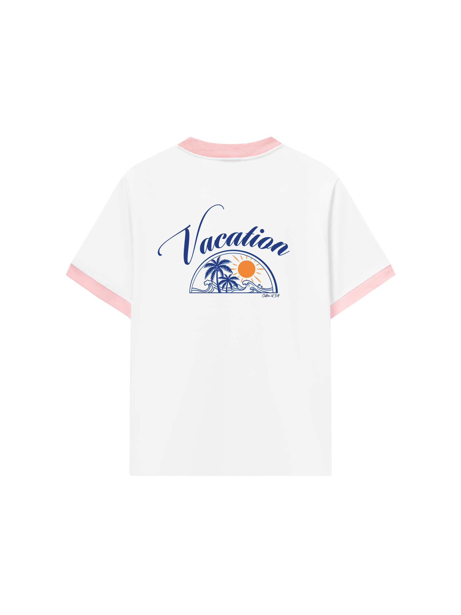 Áo Thun Ringer Relaxed Fit Tropical Vacation