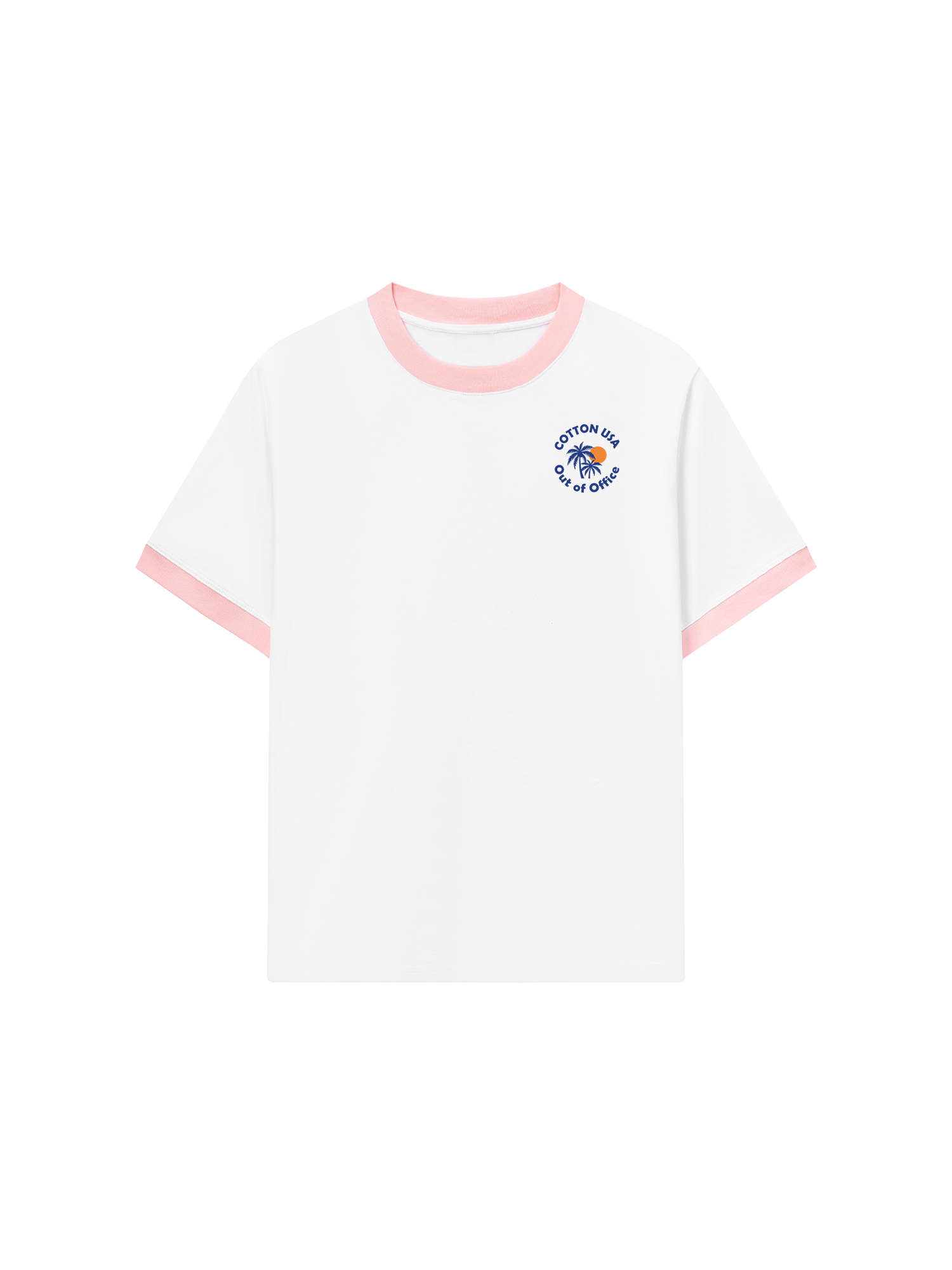 Áo Thun Ringer Relaxed Fit Tropical Vacation