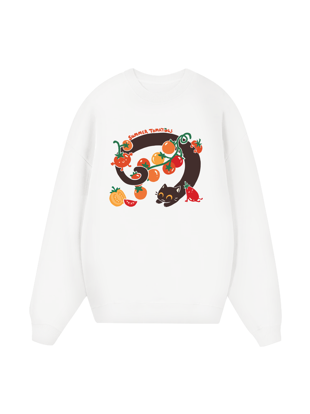 Yummy Mood Summer Tomatoes Sweater
