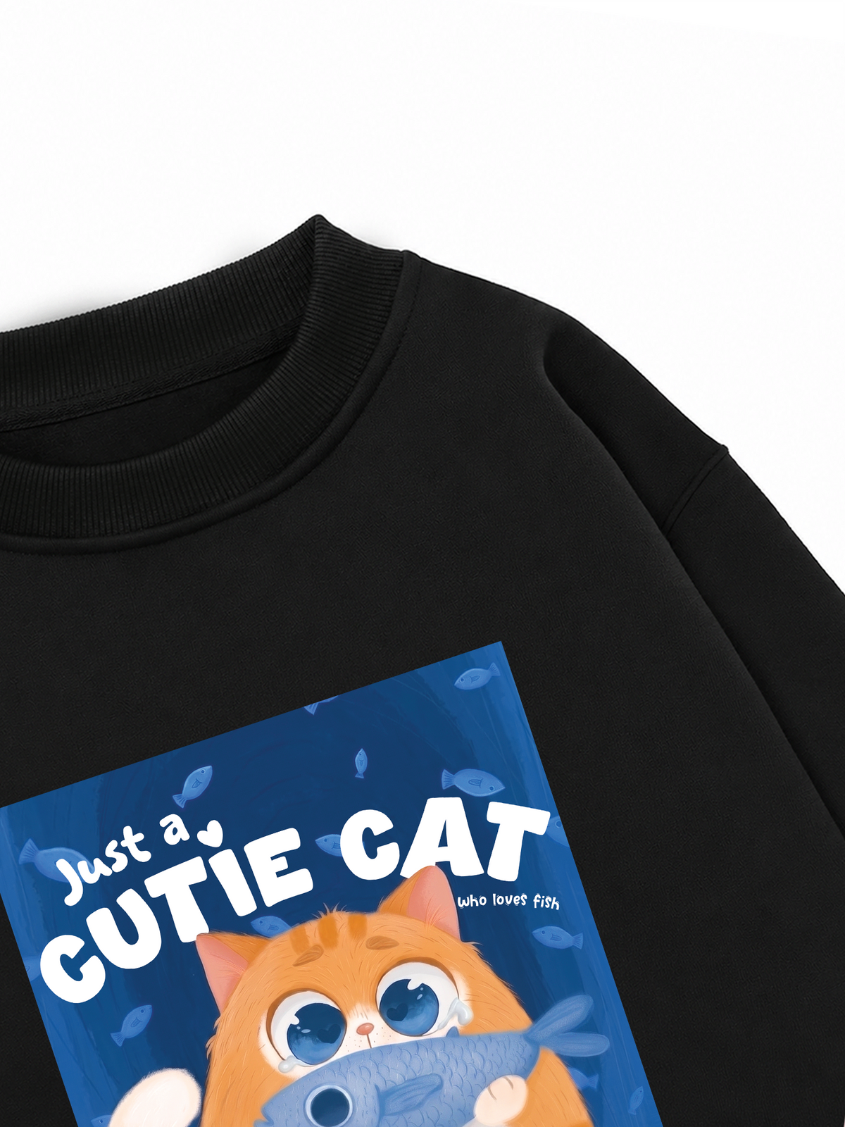 Áo Sweater Nỉ Hai Da Soft Paw Just A Cat