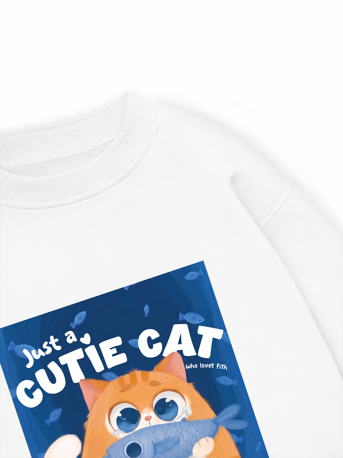 Áo Sweater Nỉ Hai Da Soft Paw Just A Cat