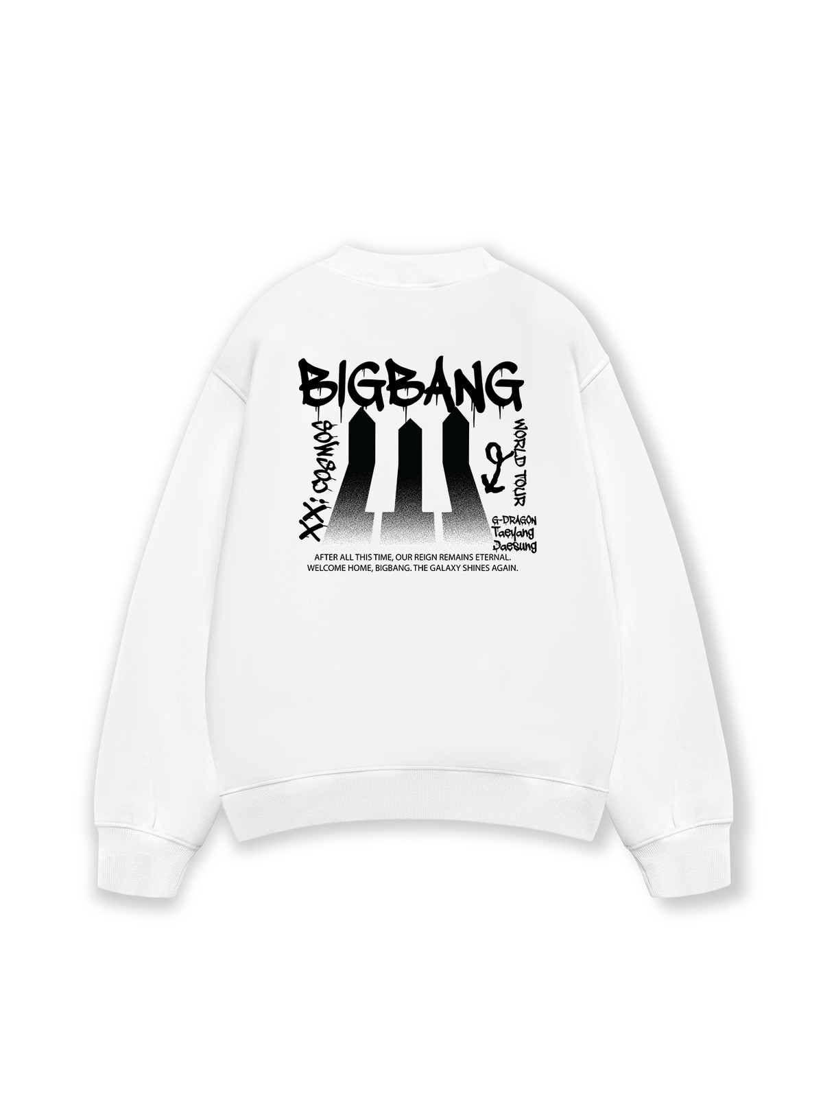 Áo Sweater Nỉ Hai Da Idol Bigbang XX Cosmos