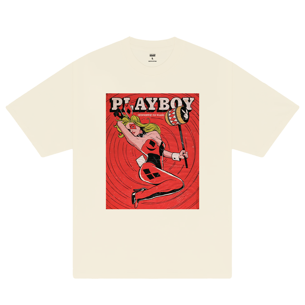 Play Boy Entertaiment For Villains T-Shirt