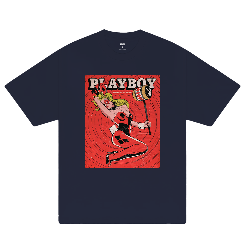 Play Boy Entertaiment For Villains T-Shirt