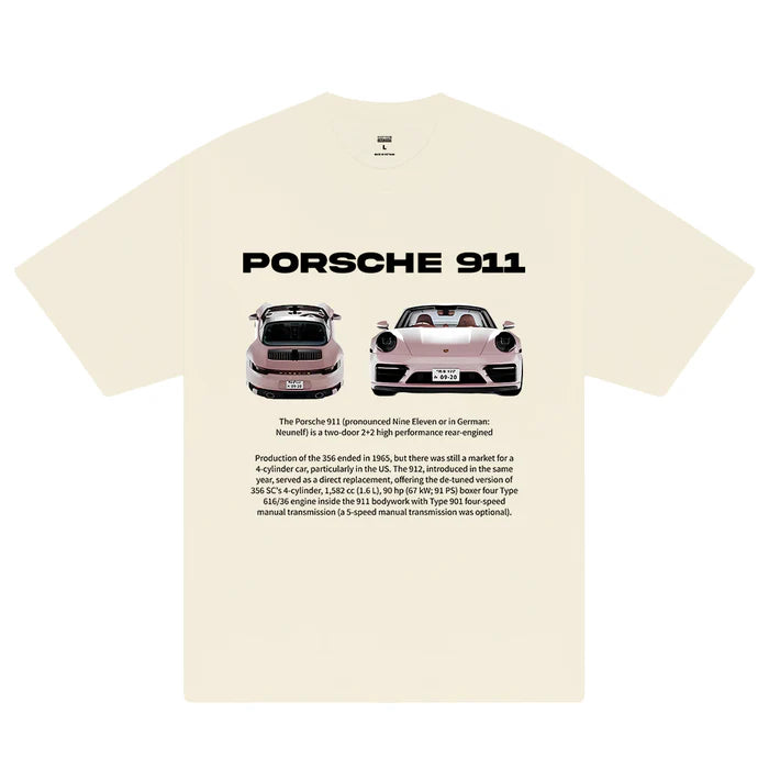 Flash Sale Porsche 911 Pear Pink T-Shirt