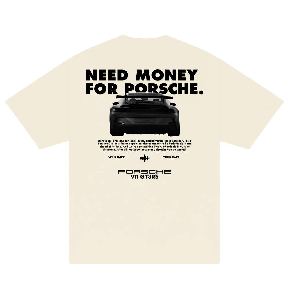 Porsche All Black 911 GT3RS T-shirt