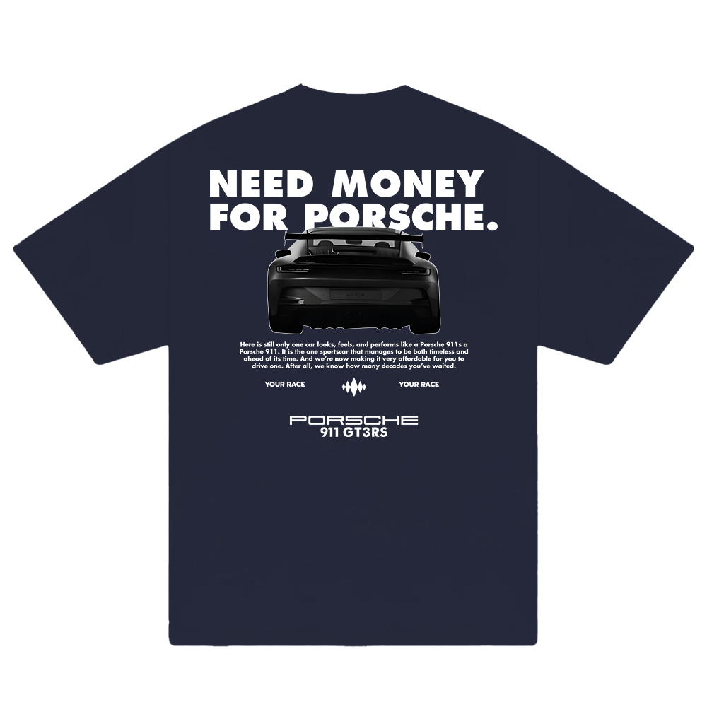 Porsche All Black 911 GT3RS T-shirt