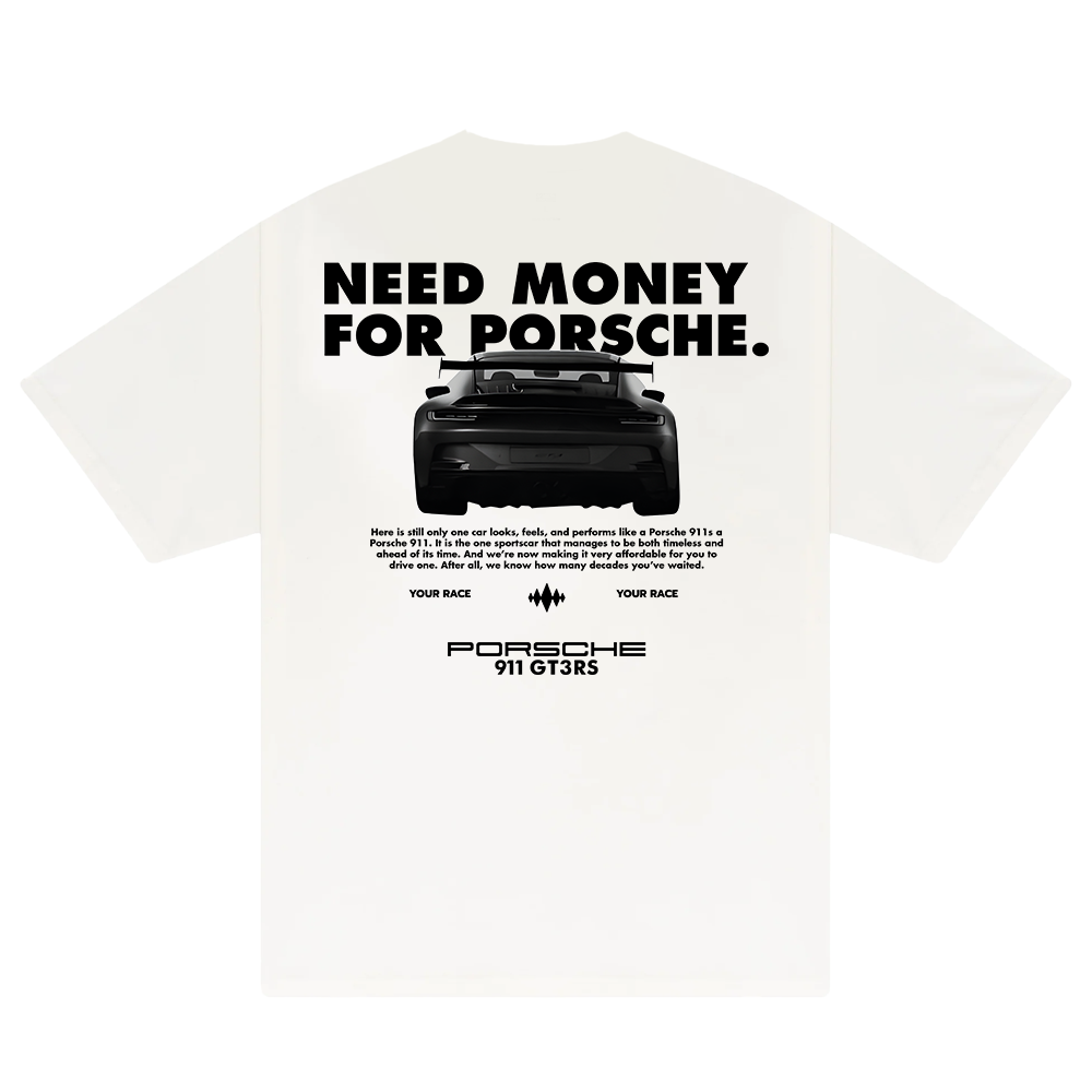 Porsche All Black 911 GT3RS T-shirt