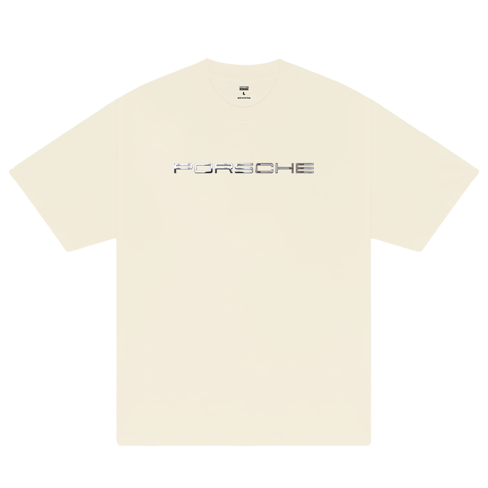 Porsche Chrome Typo T-Shirt