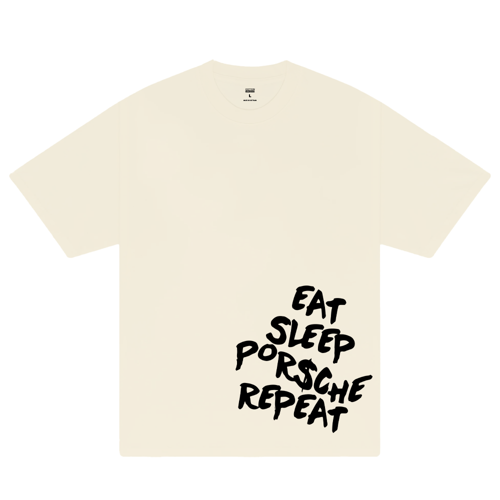 Porsche Eat Sleep Repeat T-Shirt