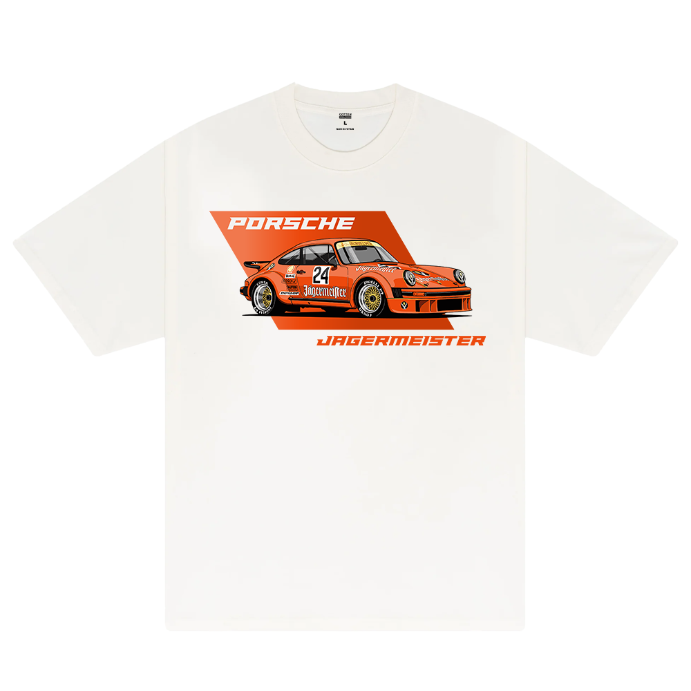 Porsche Flamboyant Orange Jagermeister T-Shirt