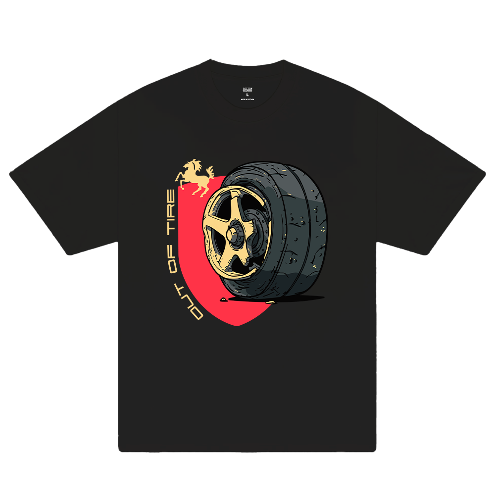 Porsche Out Of Tire T-Shirt