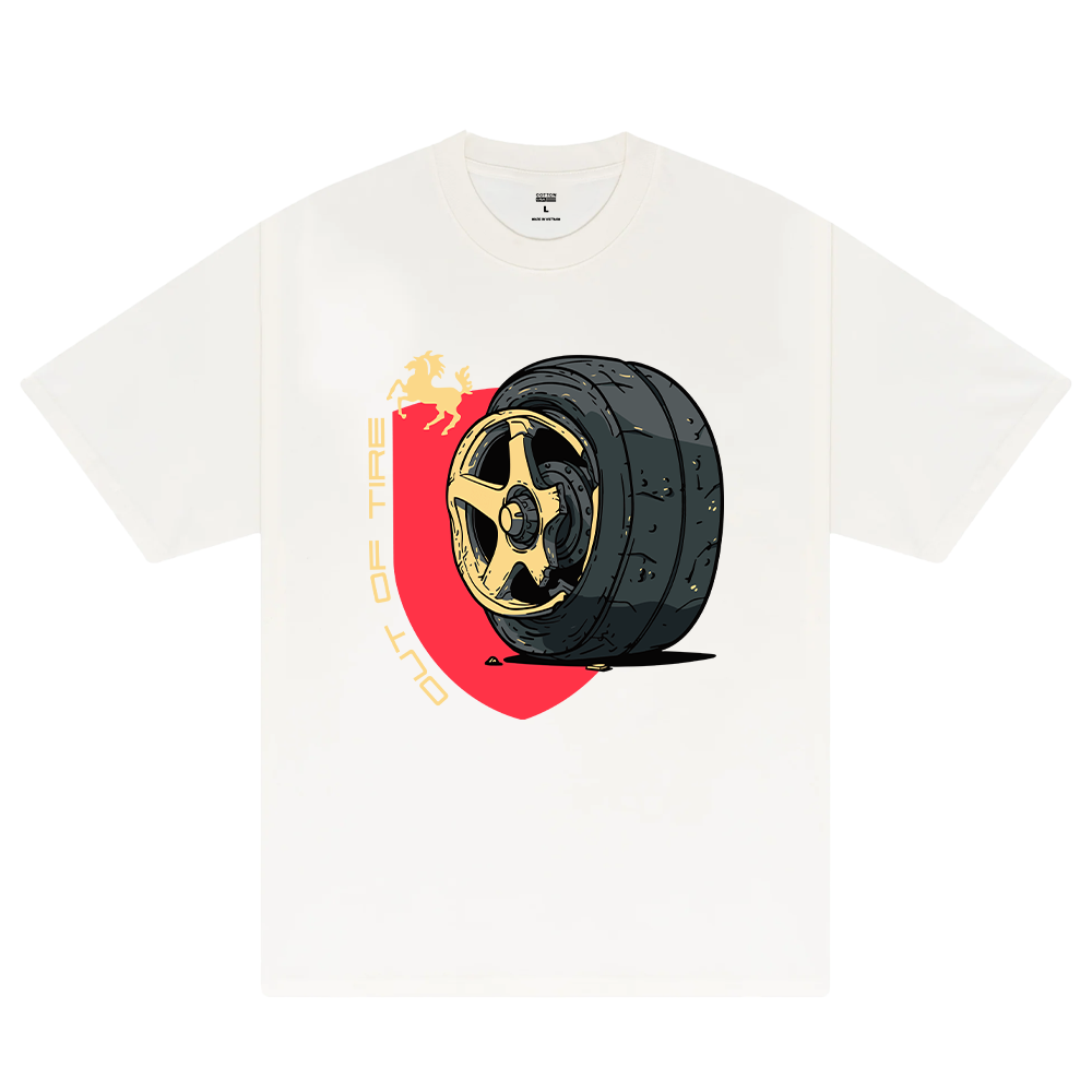 Porsche Out Of Tire T-Shirt