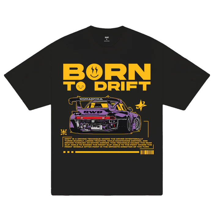 Flash Sale Porsche Born To Drift T-Shirt