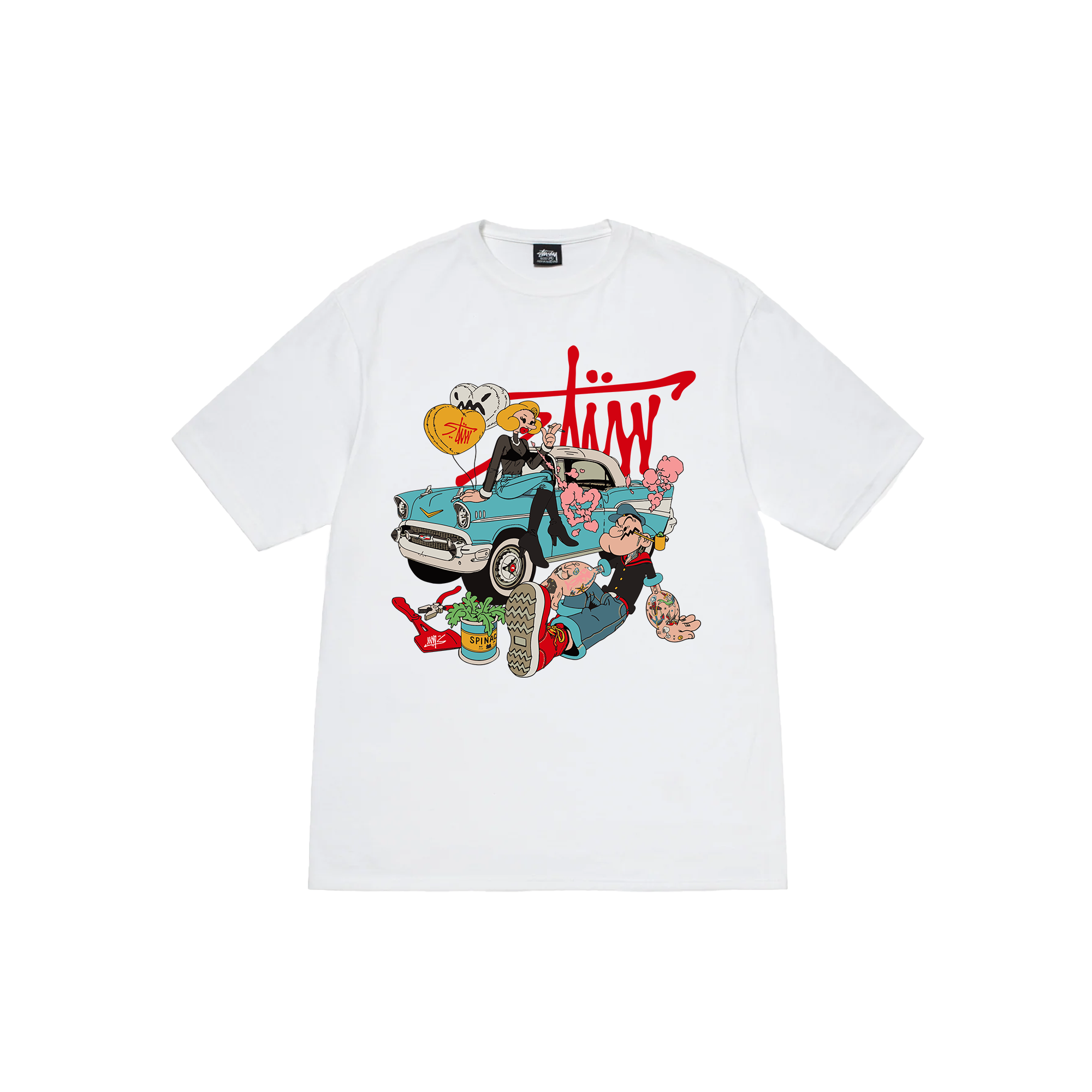 Stussy Dope Popeye & Olive T-Shirt