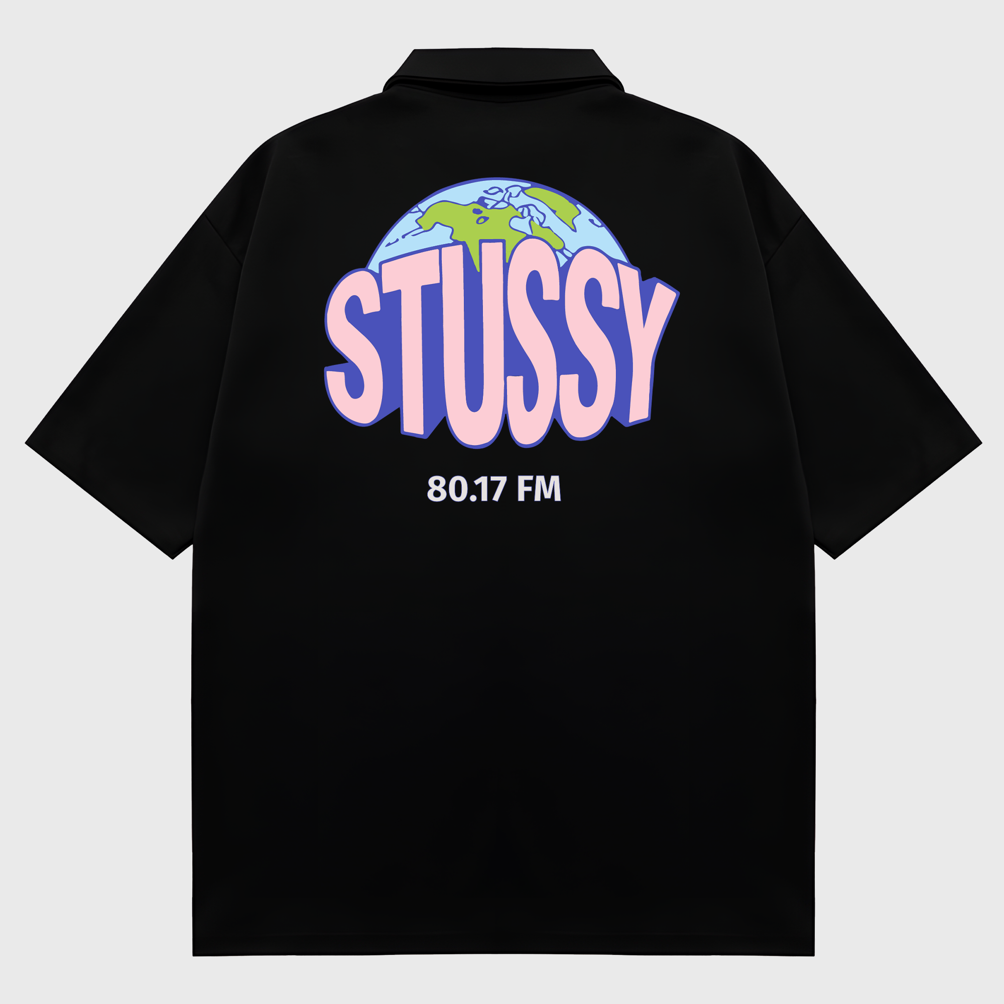 Stussy Earth Radio Polo