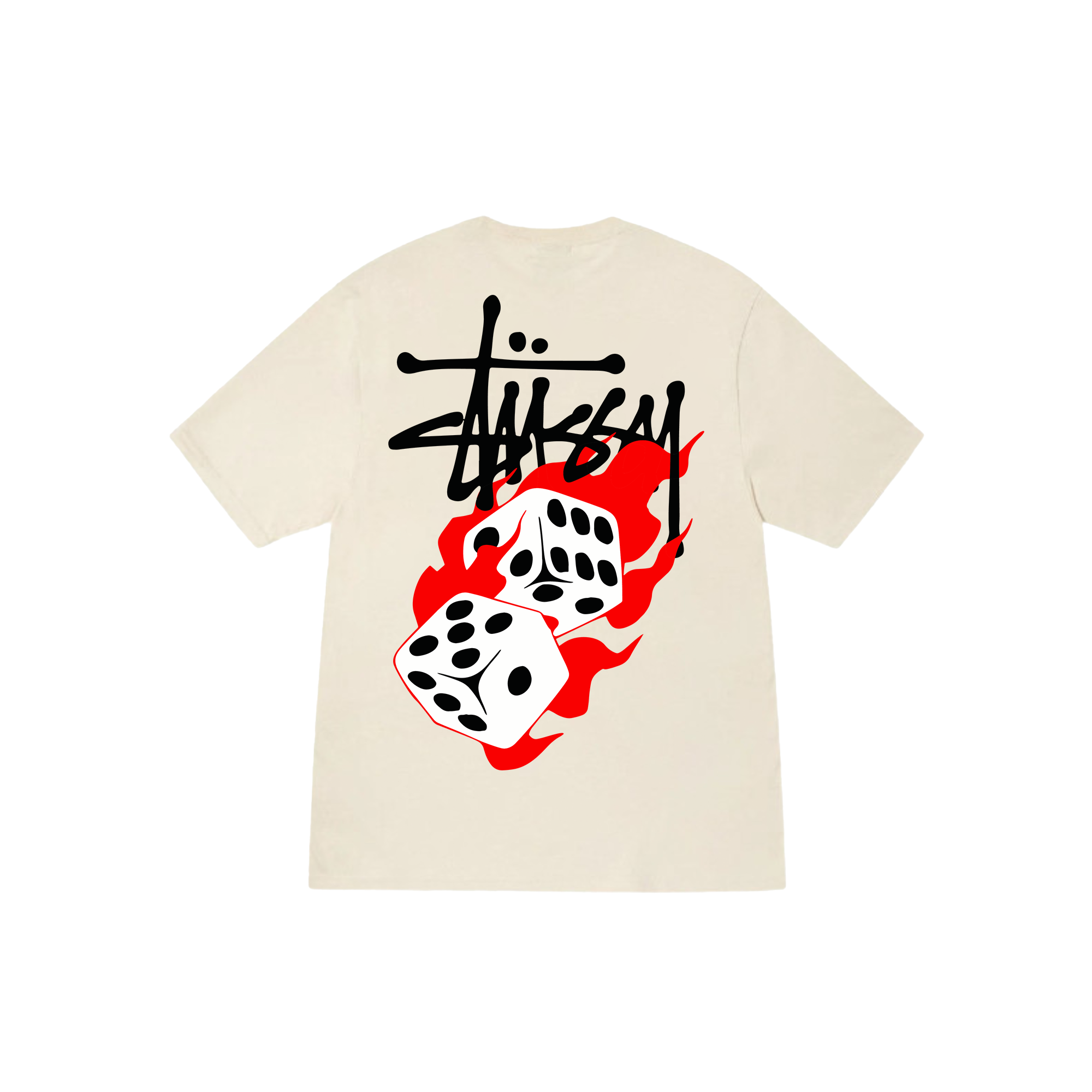 Stussy Flame Dice T-Shirt