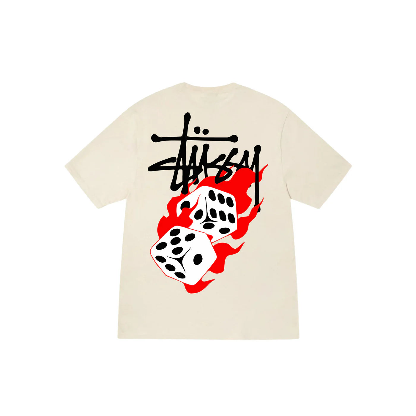 Flash Sale Stussy Flame Dice T-Shirt