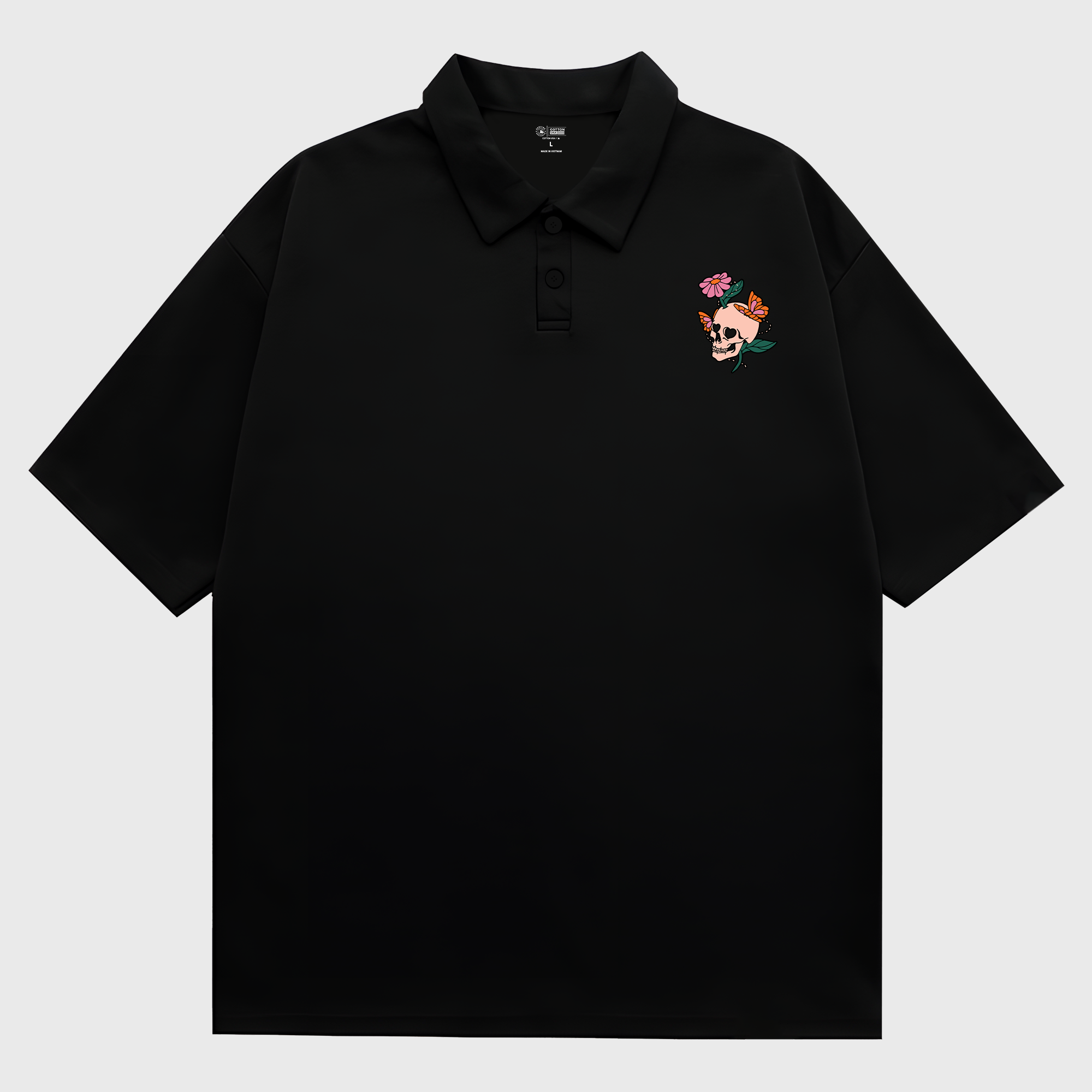 Stussy Floral Heaven Hell Polo