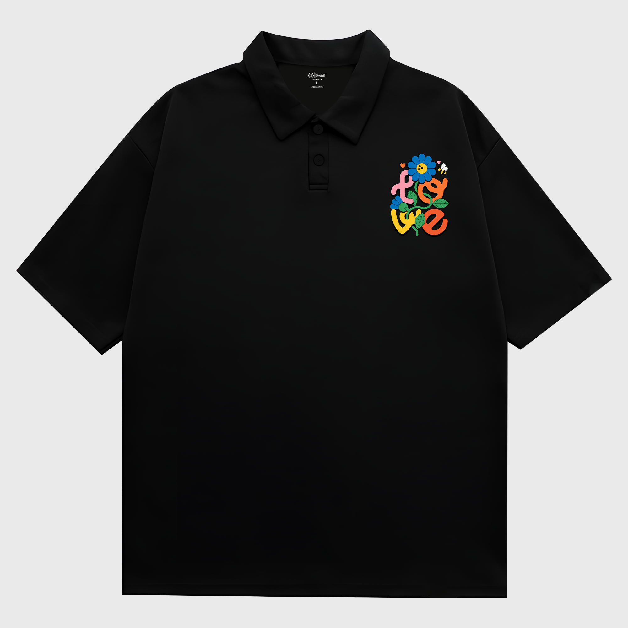 Stussy Floral LOVE Polo
