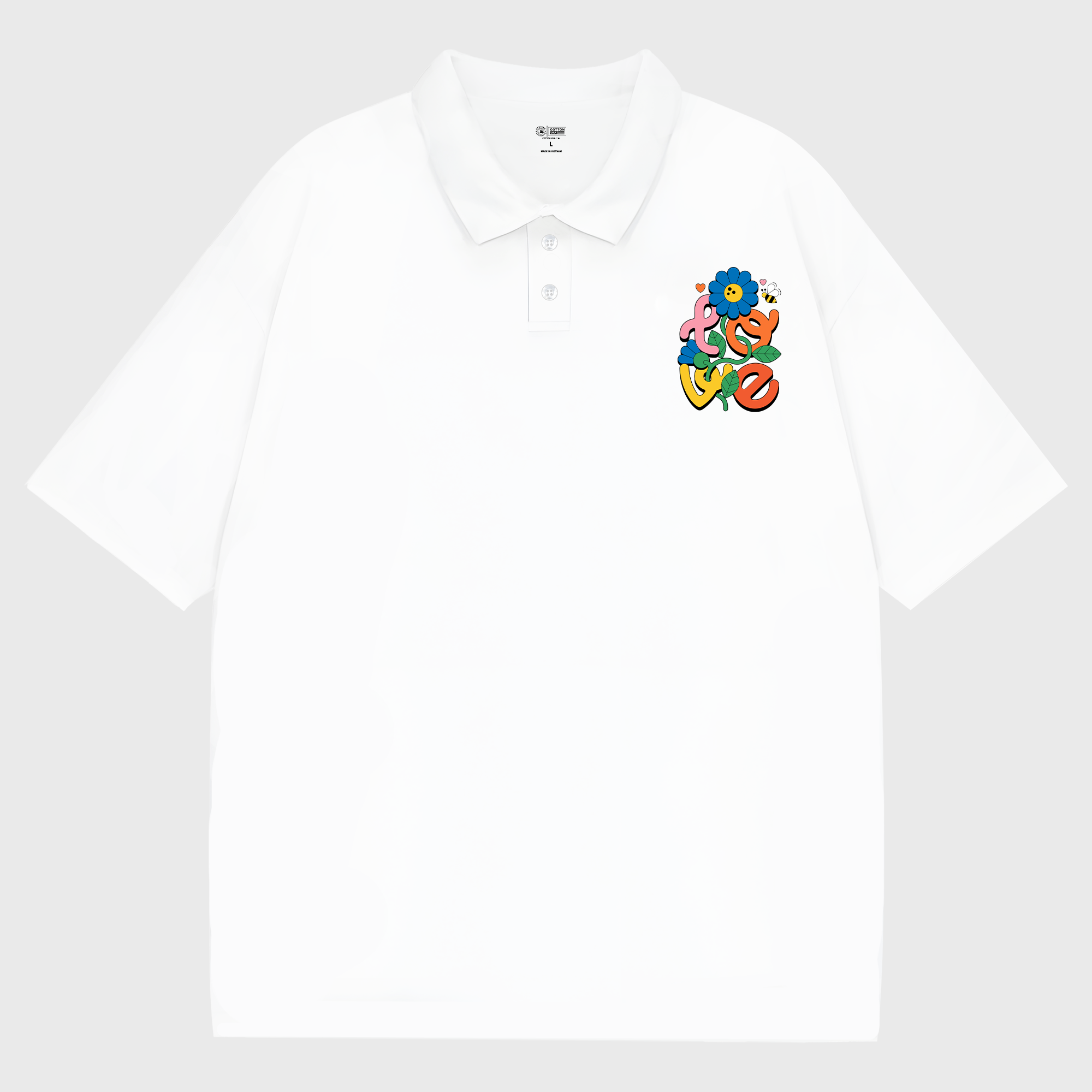 Stussy Floral LOVE Polo