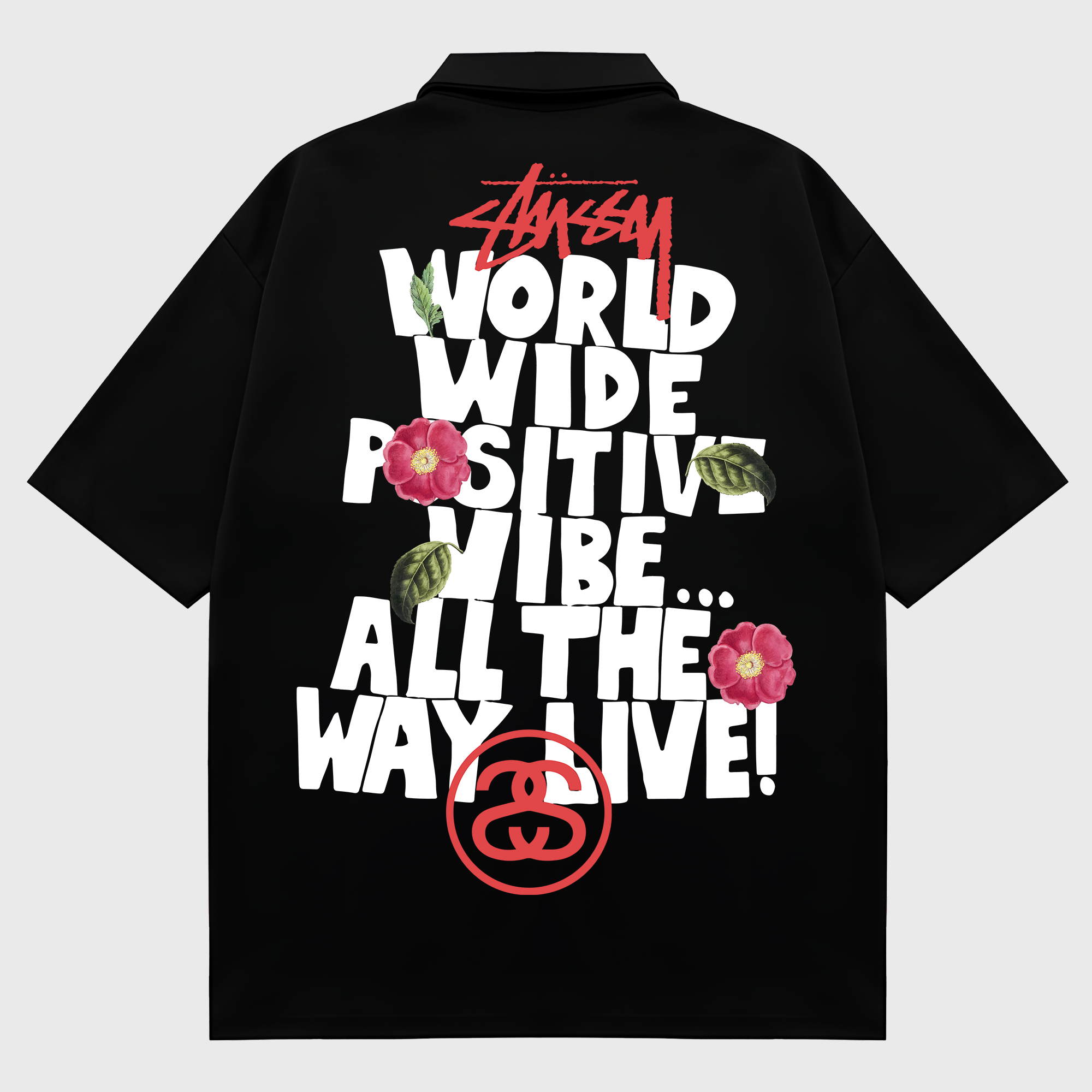 Stussy Floral World Wide Polo