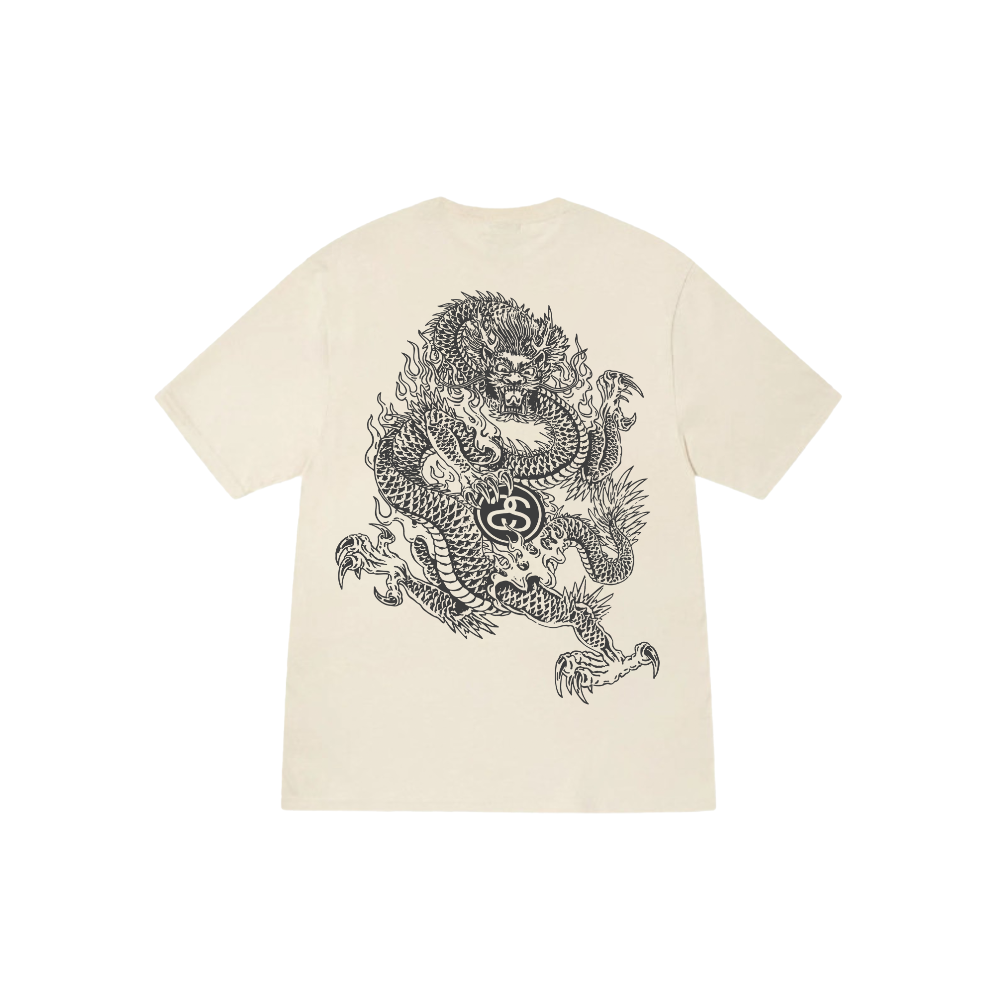 Stussy Golden Asian Dragon T-Shirt