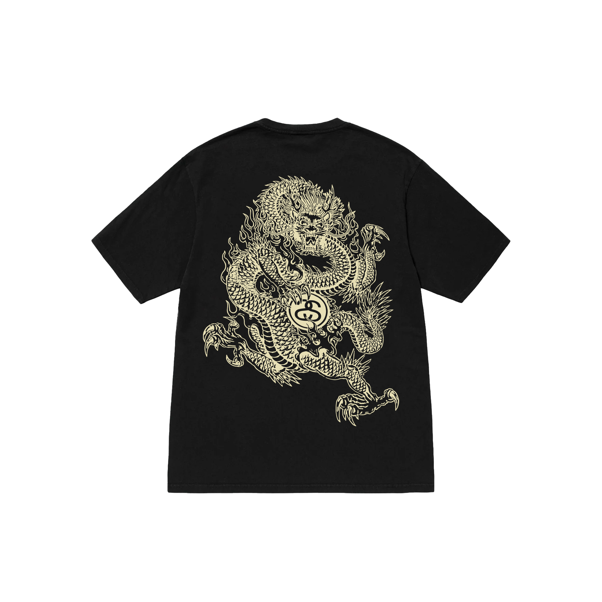 Stussy Golden Asian Dragon T-Shirt