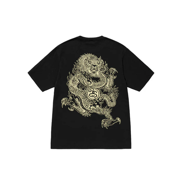 Flash Sale Stussy Golden Asian Dragon T-Shirt