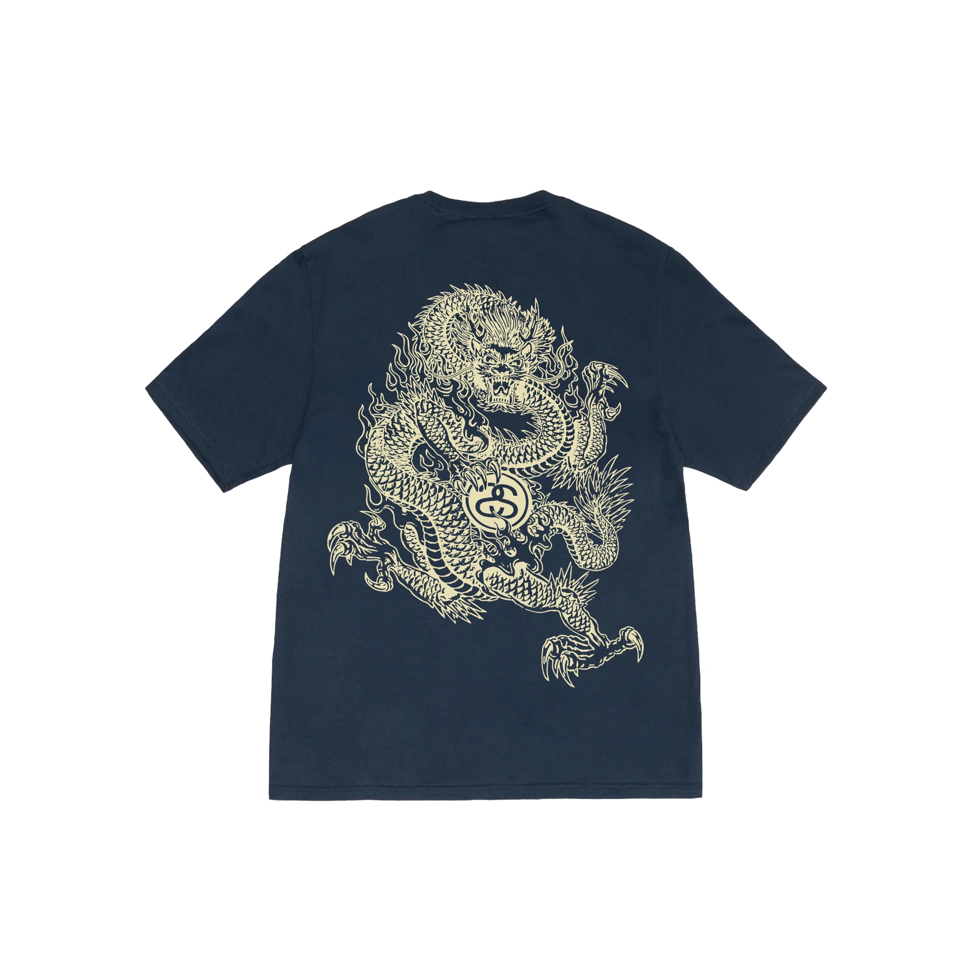 Stussy Golden Asian Dragon T-Shirt