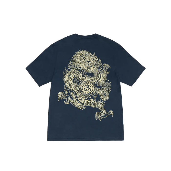 Flash Sale Stussy Golden Asian Dragon T-Shirt