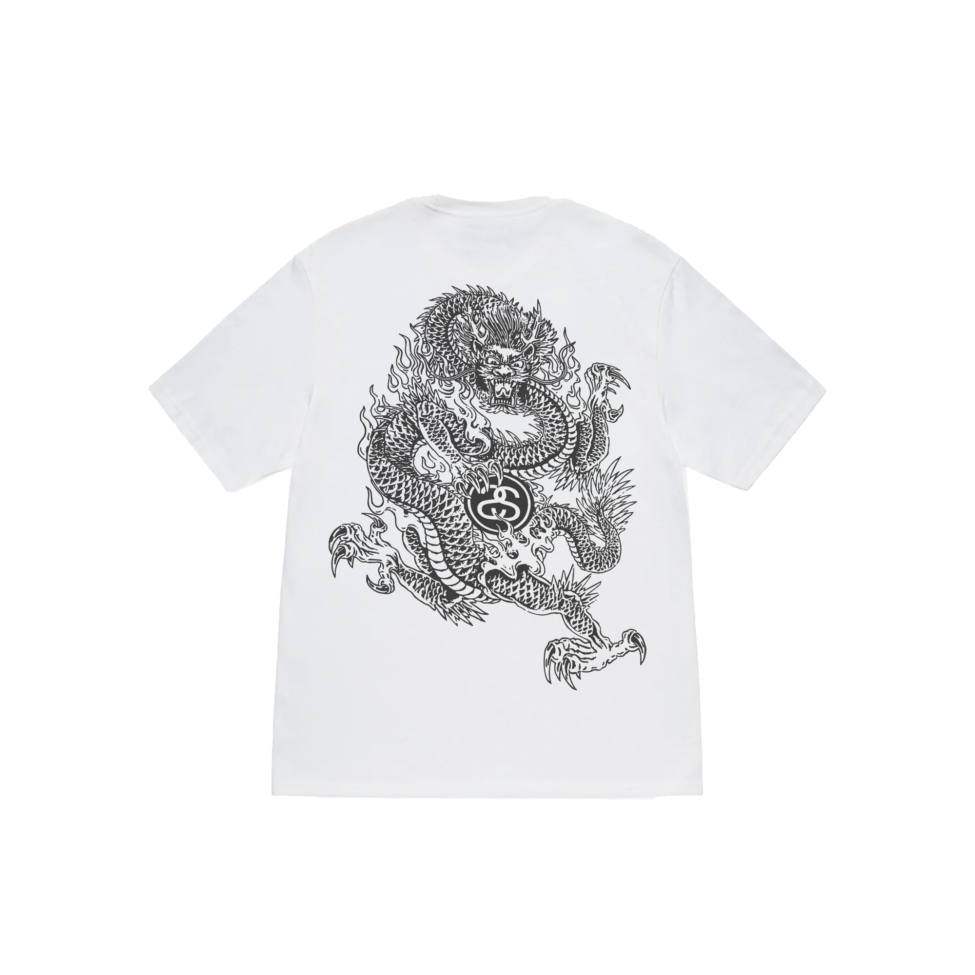 Stussy Golden Asian Dragon T-Shirt