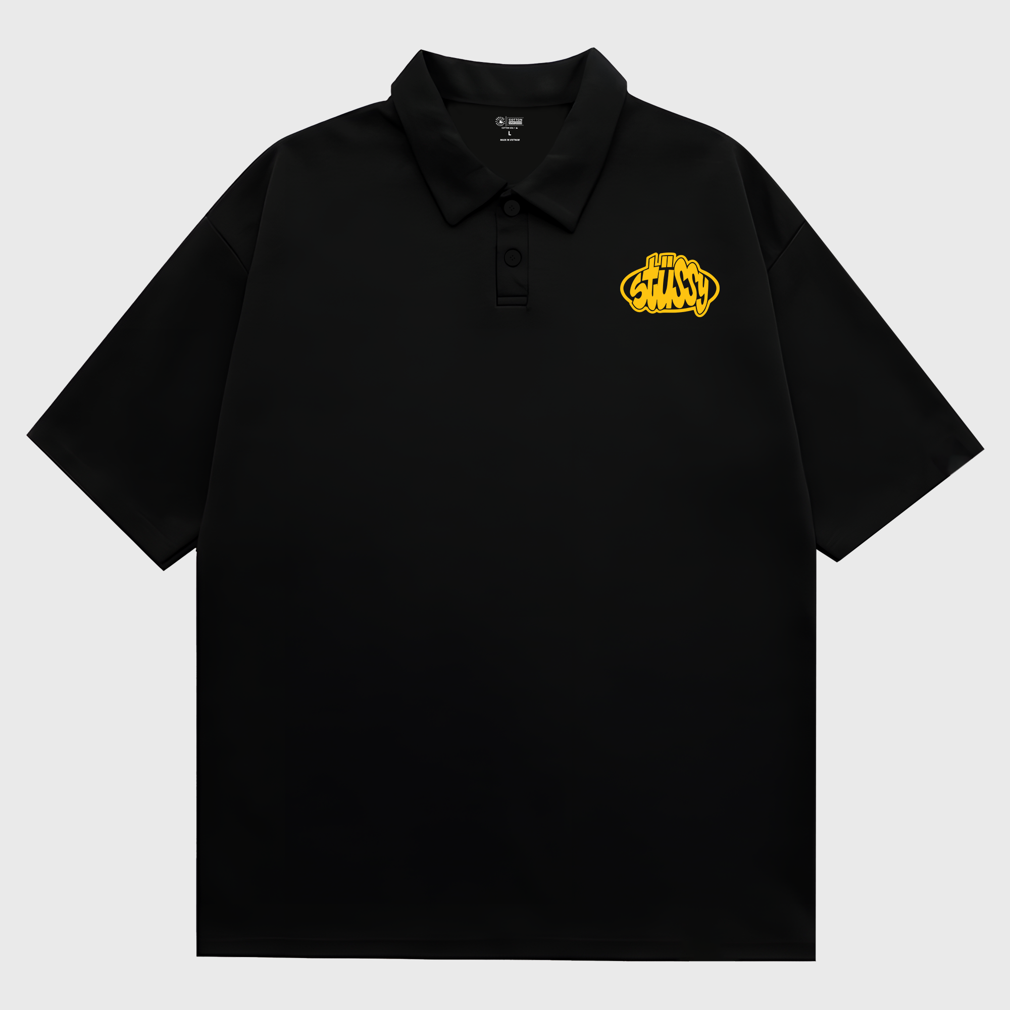 Stussy NewSchool Yellow Polo