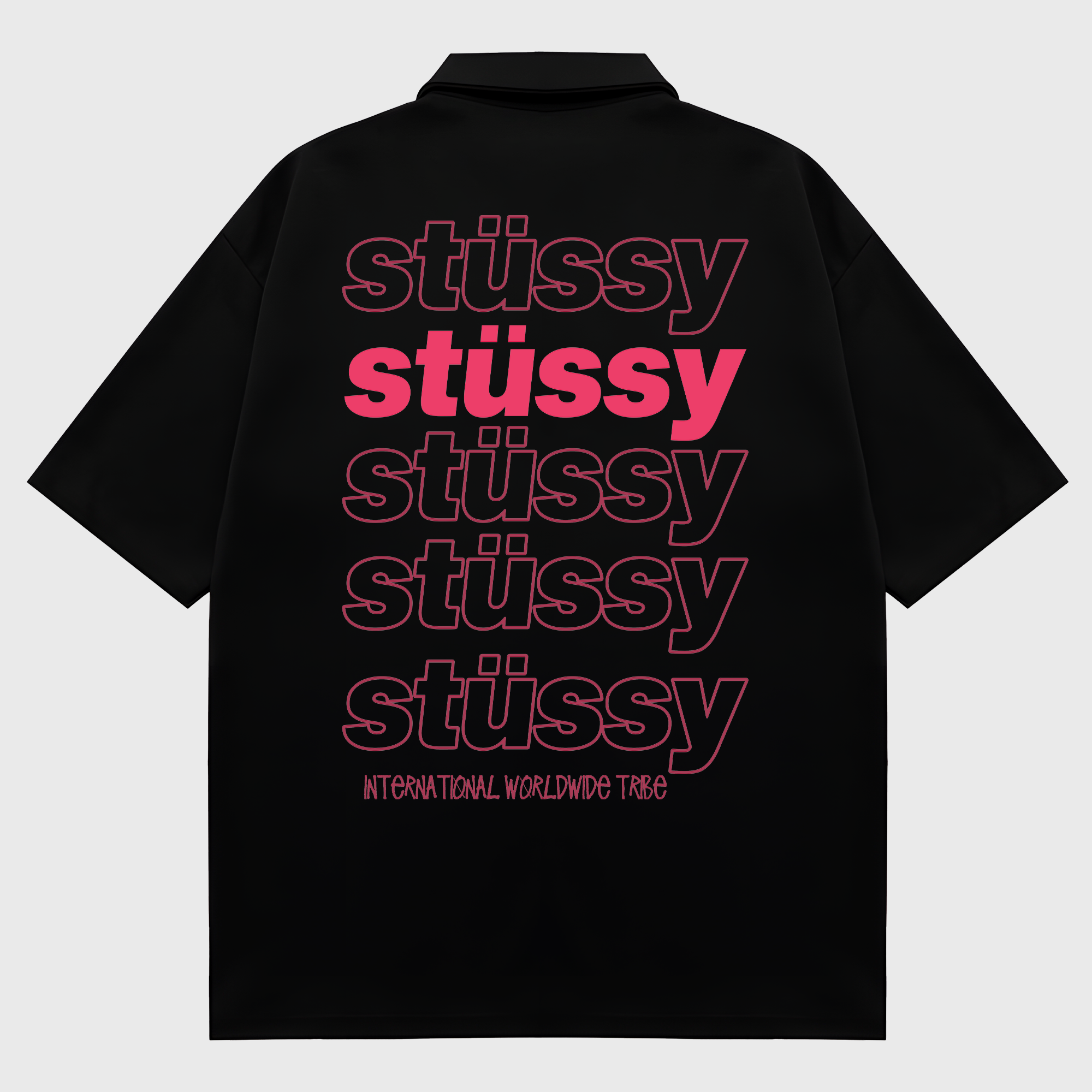 Stussy Pink Polo