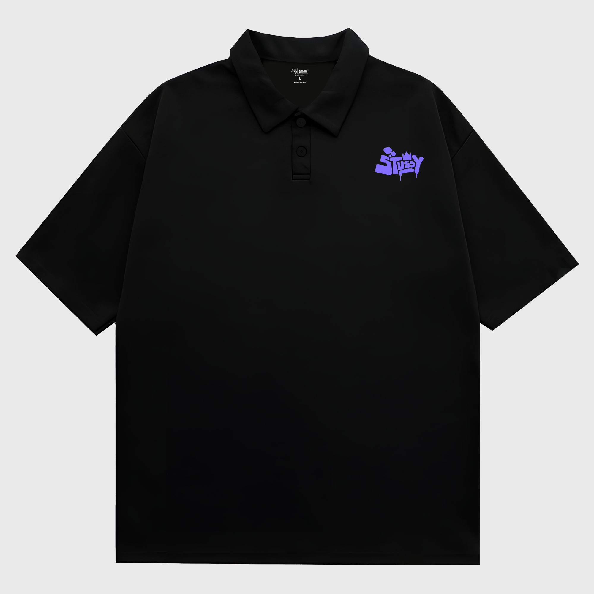 Stussy Purple Smoke Polo