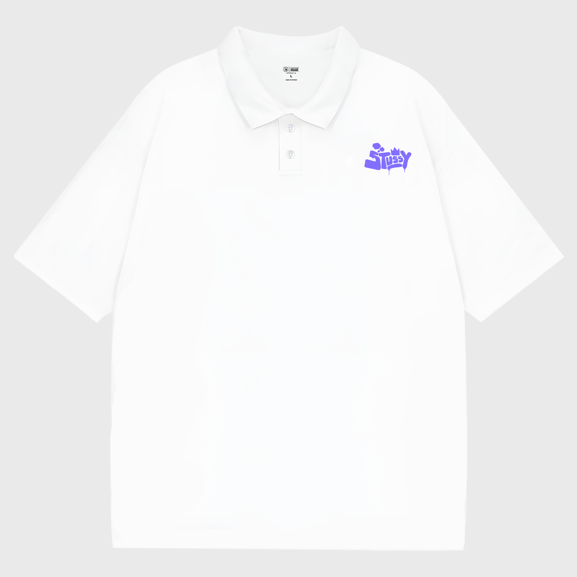 Stussy Purple Smoke Polo