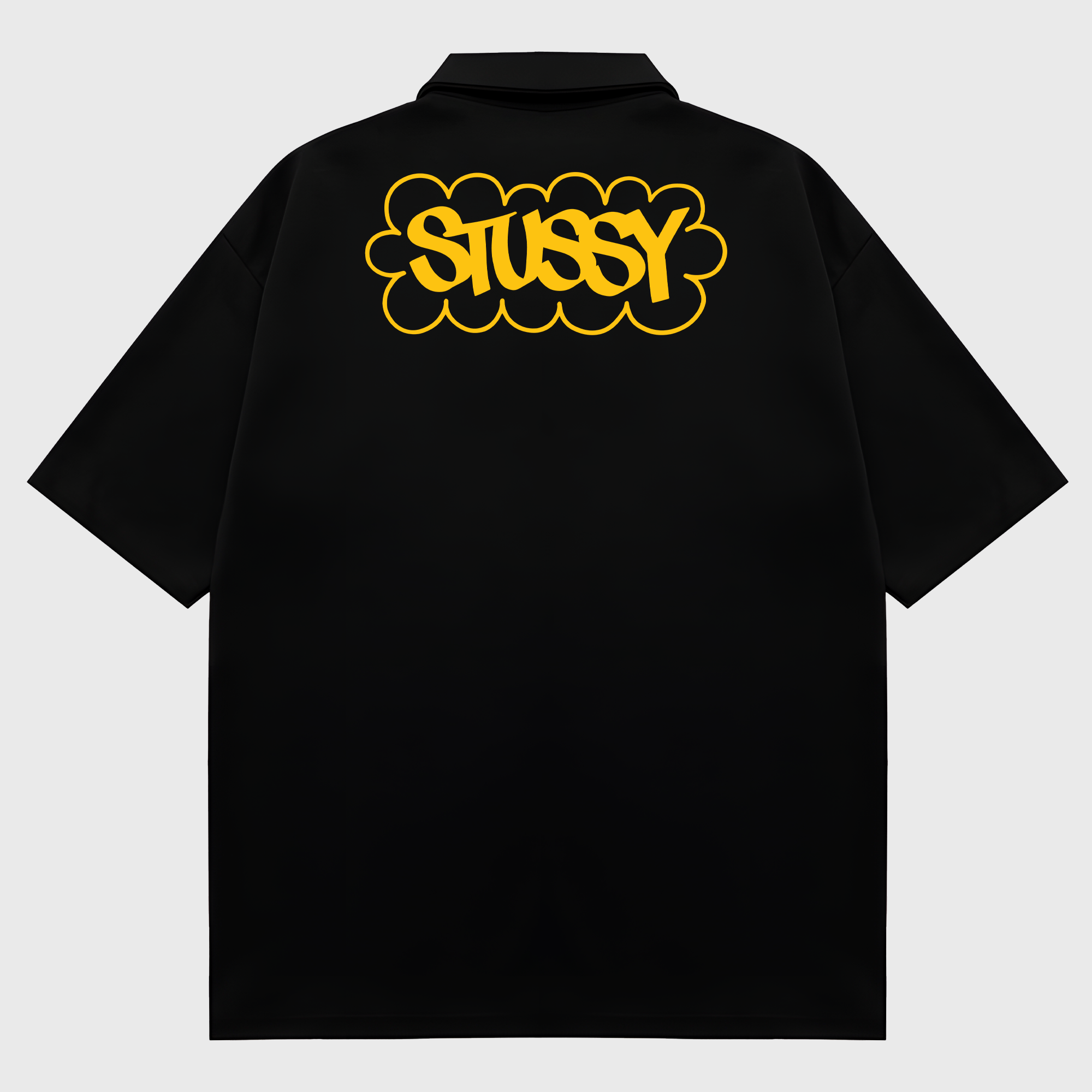 Stussy Yellow Clound Polo