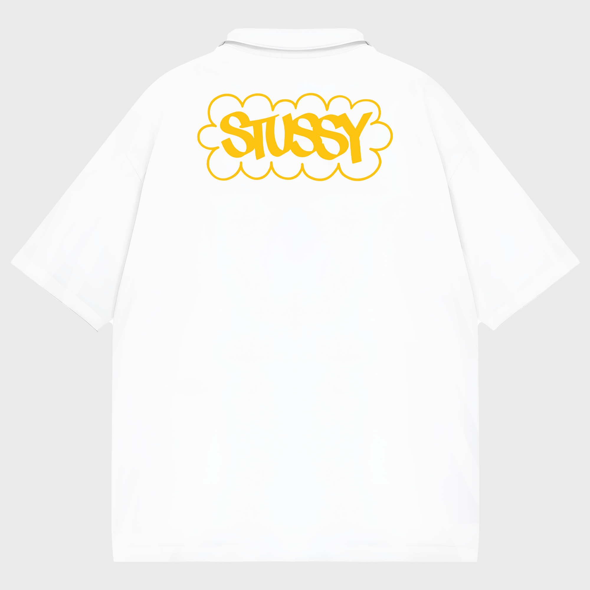 Stussy Yellow Clound Polo