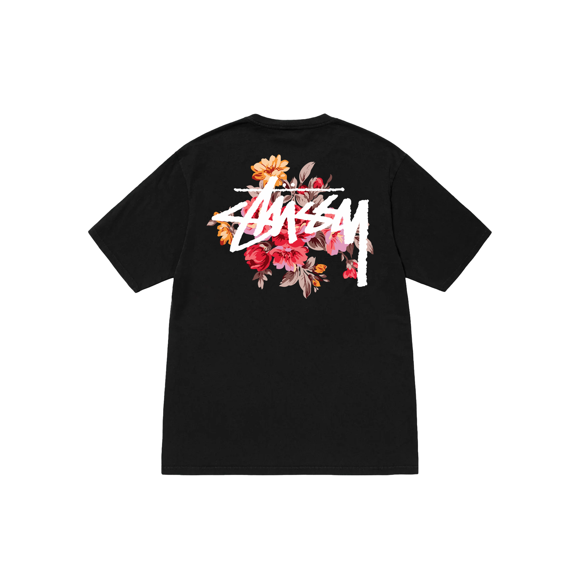 Stussy Floral Colorful T-Shirt