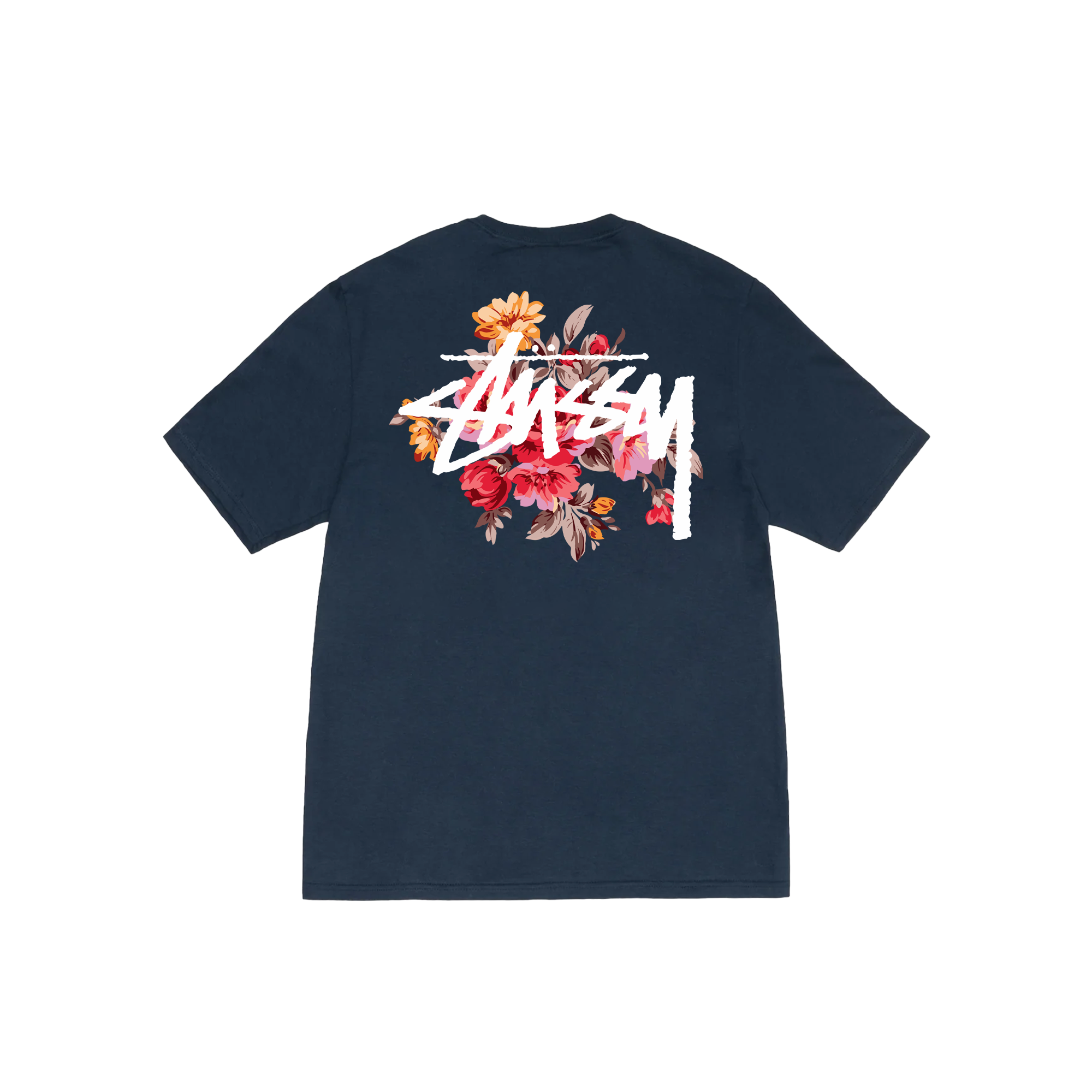 Stussy Floral Colorful T-Shirt